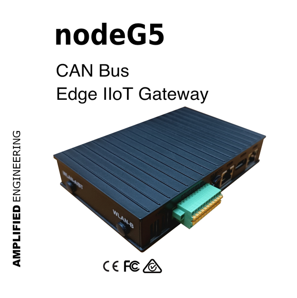 nodeG5 | CAN Bus IIoT Gateway + Edge